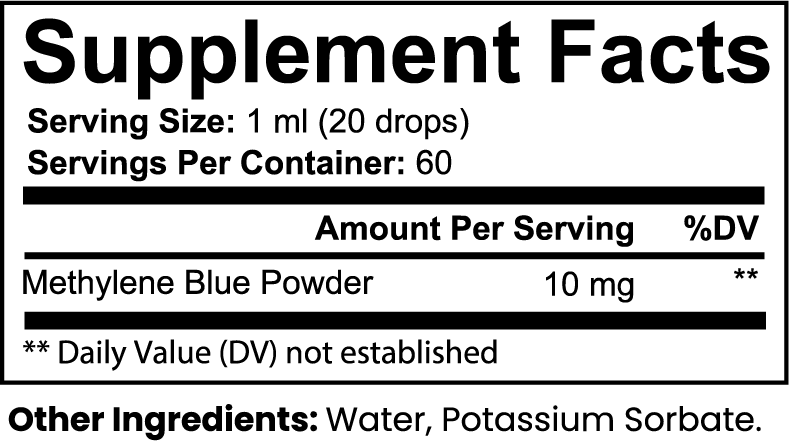 Methylene Blue Drops 10mg