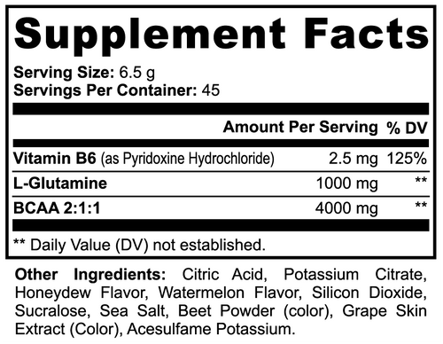 BCAA Recovery Powder — Honeydew Watermelon